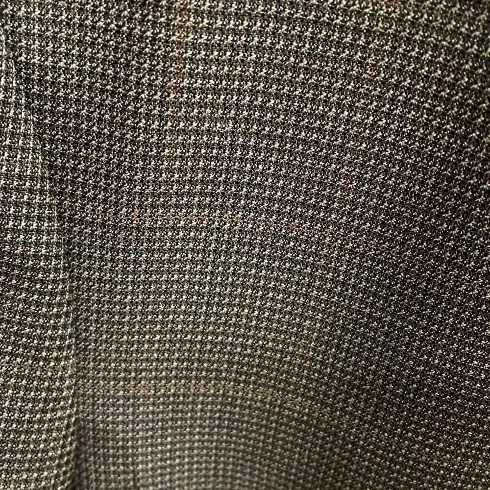 Andrew Frezza men’s Grey Blue small check blazer jacket career 100% wool 46R - Picture 3 of 15